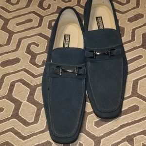 Stacy Adam Blue suede shoes